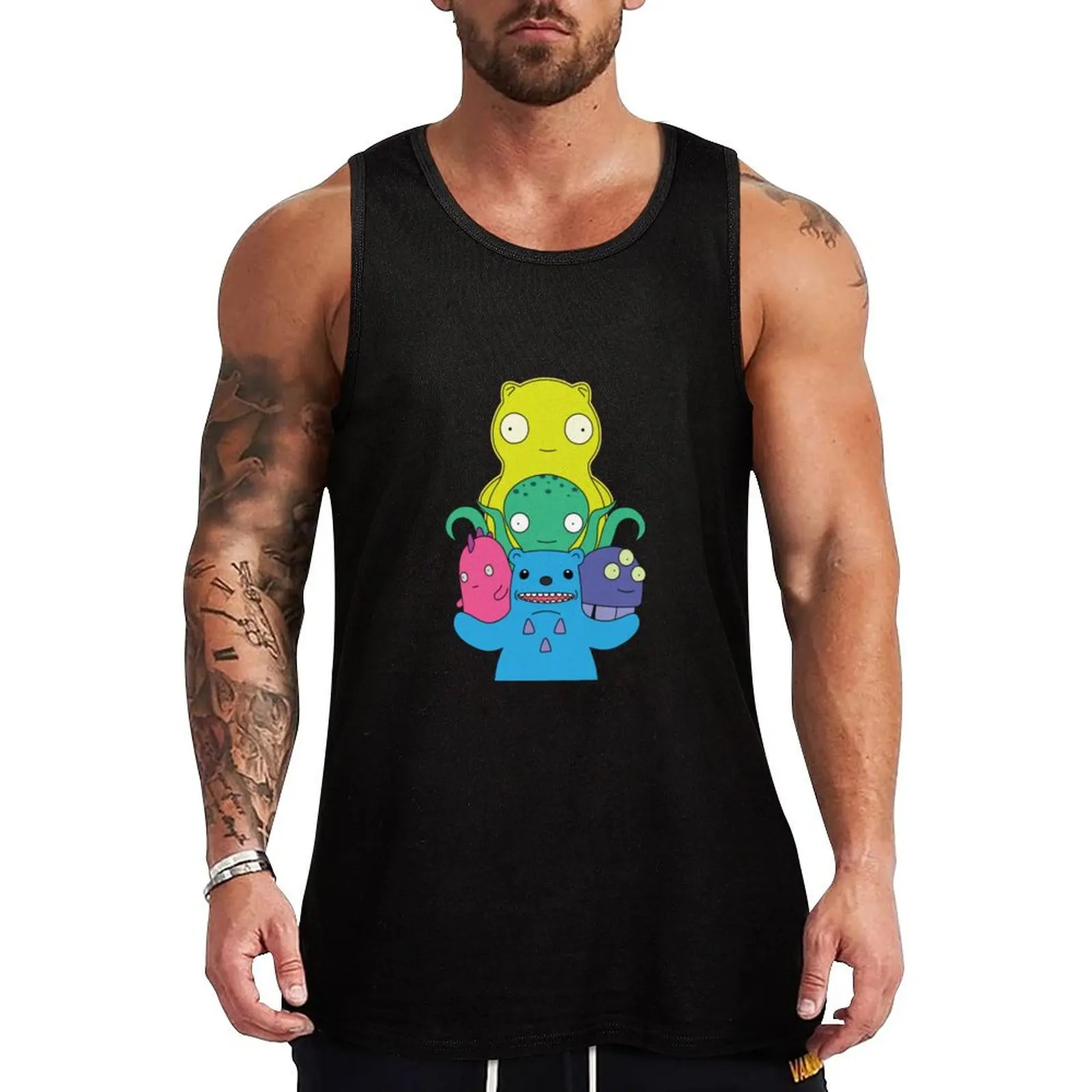 

Bobs Burgers T-ShirtGood Kuchi Kopi T-Shirt_by K-R15_ Tank Top Cooling Fabric Tank Top Summer Lightweight Sleeveless