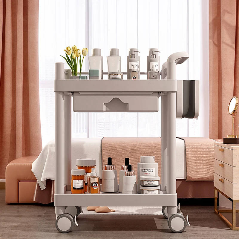 Auxiliary Cart Organizer Bar Trolleys Aesthetics Hairdresser Trolley Salon Serving Beauty Furniture Commercial Tool Cart