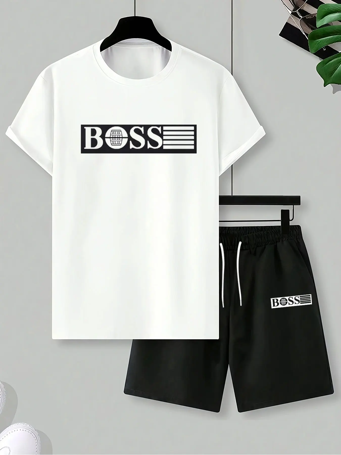 

Летние новые модные брендовые клетчатые повседневные шорты с короткими рукавами, сетчатый костюм, спортивный бег, свободный размер 4xl, комплект из двух предметов