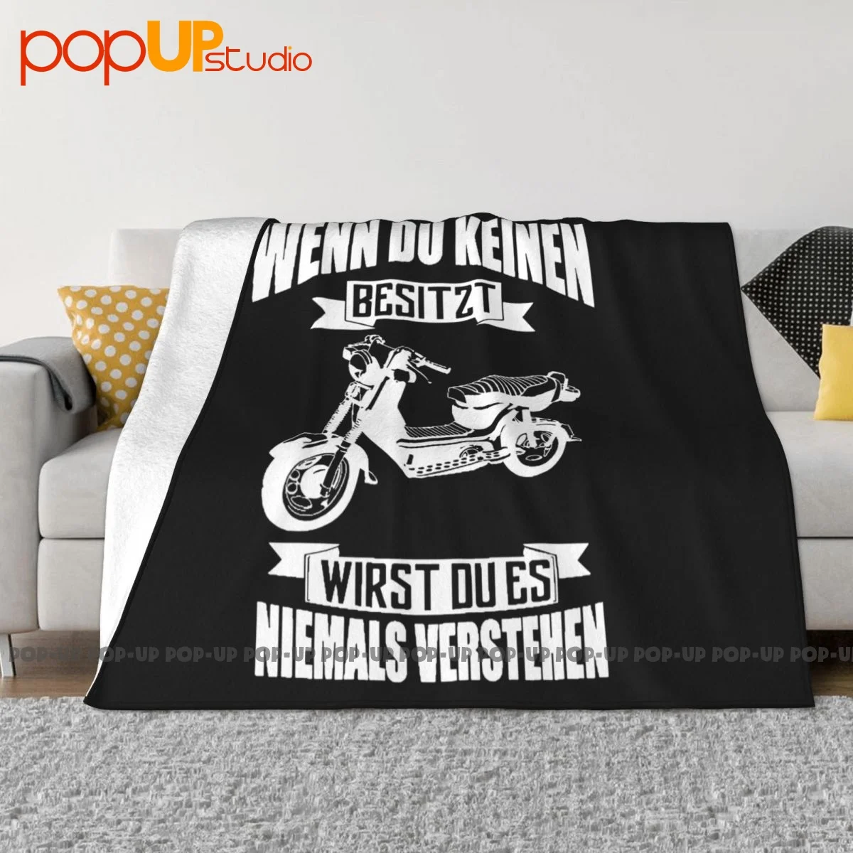 Wenn Du Keinen Besitzt - Sr50 Simson Moped Roller Geschenk Blanket Thicken Dust Cover Skin Friendly