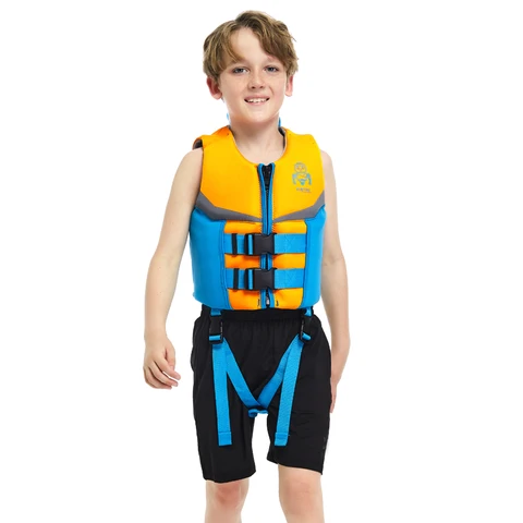 Colete de natação infantil para meninos e meninas, jaqueta flutuante, Float Swimsuit, Flotation Swimsuit para crianças, 50N