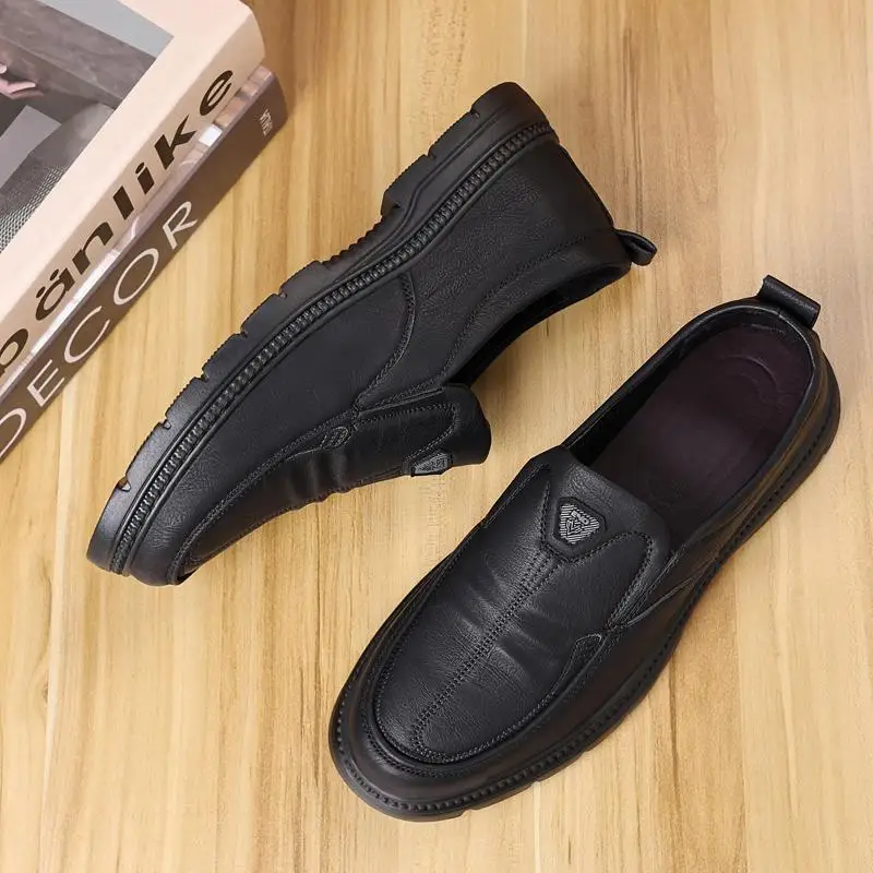 Men Pu Leather Form… - image