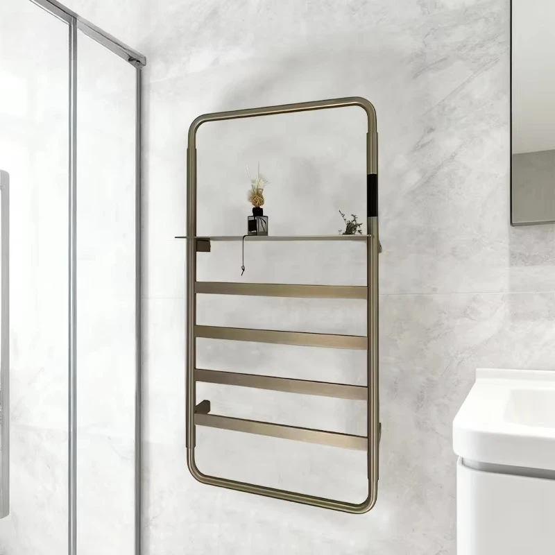 Multi-Functional Heated Electric Towel Rack for Hotels-Modern Design Wall-Mounted Aesthetic & Practical 4 Bars
