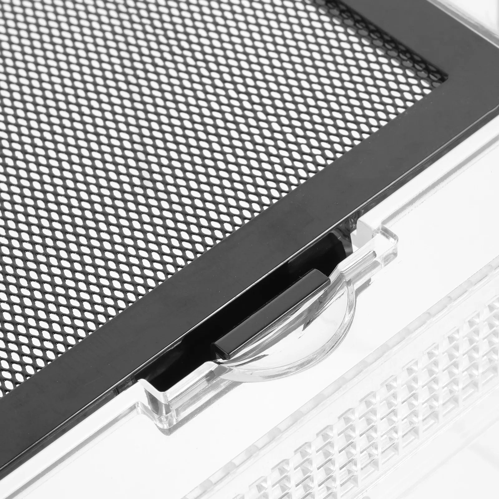 Transparent Reptile Breeding Box with Sliding Magnetic Seal Breathable Habitat Enclosure for Tarantula Gecko Snake Tortoise