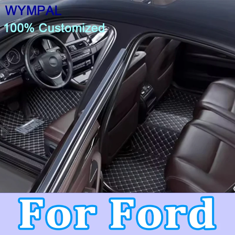 

Luxury Custom Car Floor Mats For Ford Ranger Mustang Ecosport F-150 Fiesta Territory Escape Edge Explorer C-Max car accessories