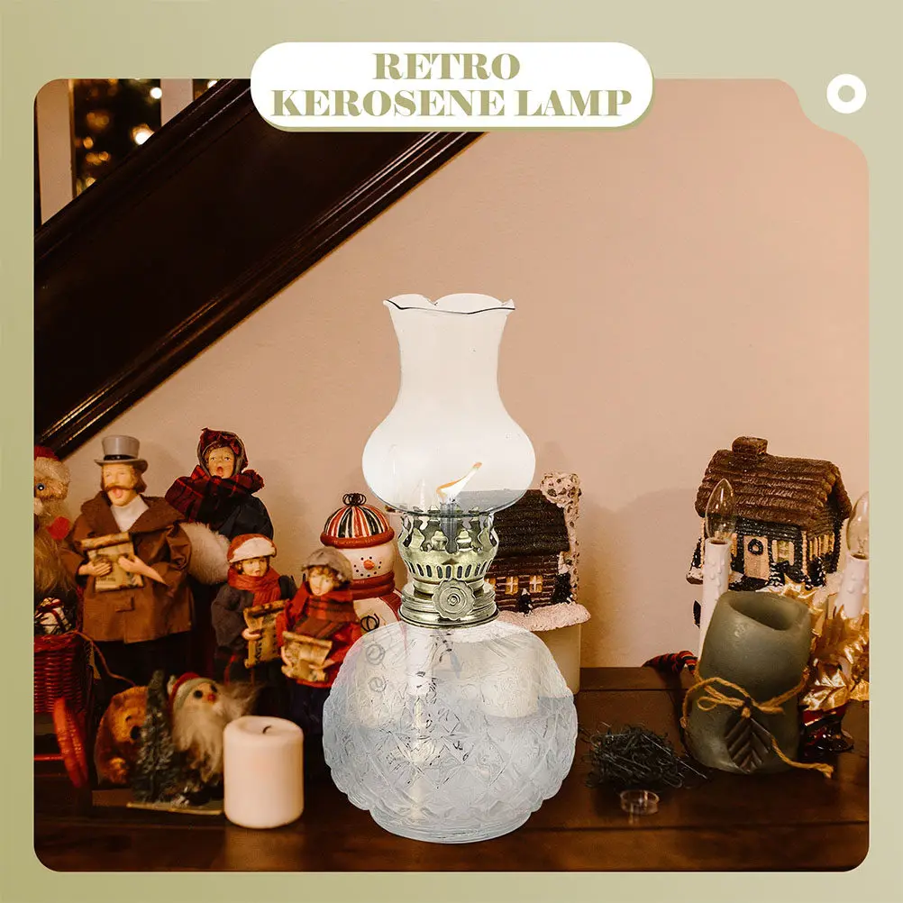 

Набор из 2 винтажных настольных ламп для помещений: на спирту или топливе, элегантное решение для домашнего декора и освещения