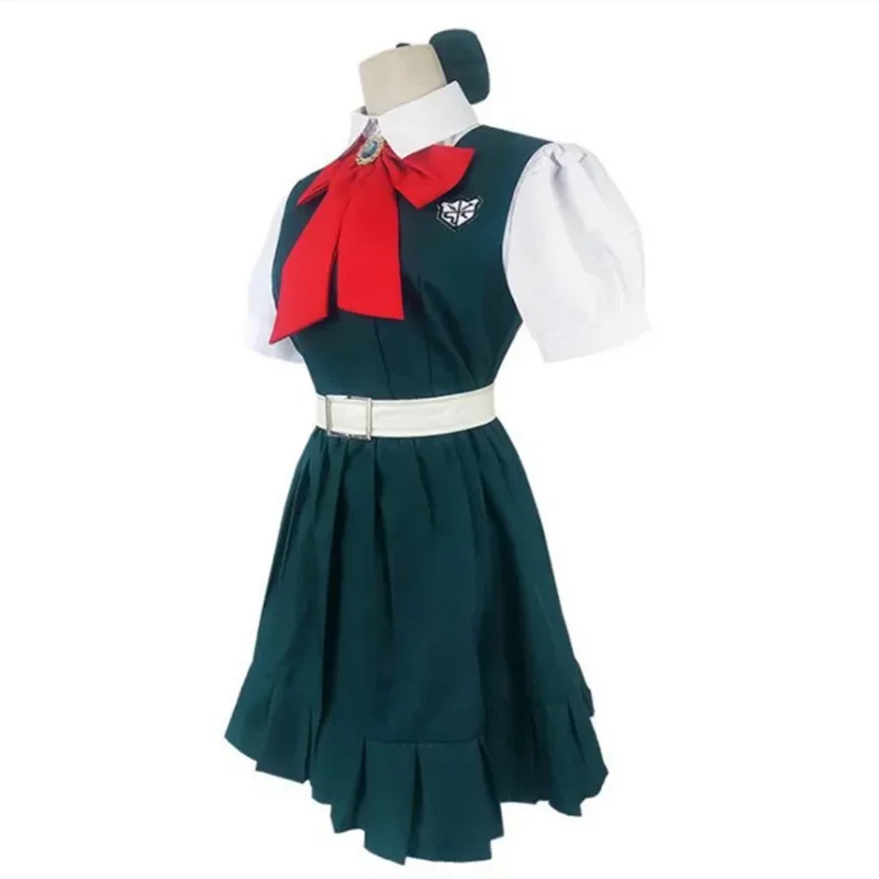 Anime Danganronpa 2 Wanhoop Sonia Nevermind Cosplay Jurk Vrouw Feest Halloween Kostuum Jk School Uniform En Pruik