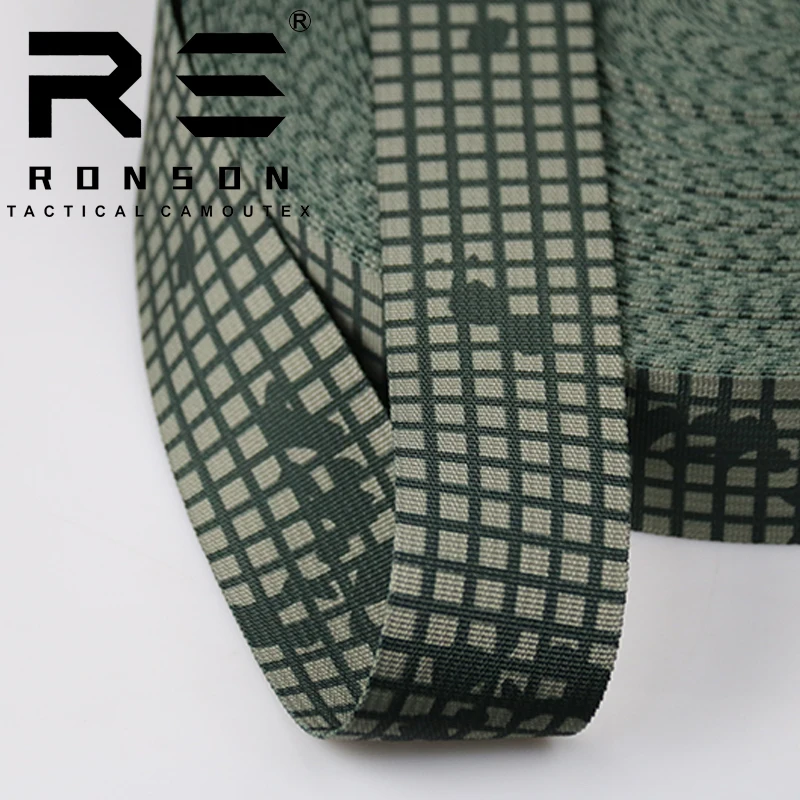 

Тактический нейлоновый ремешок, лямка DNC, 25 мм, камуфляжная лента для уличного рюкзака, 25 мм, спортивная обувь, обувь для собак с принтом