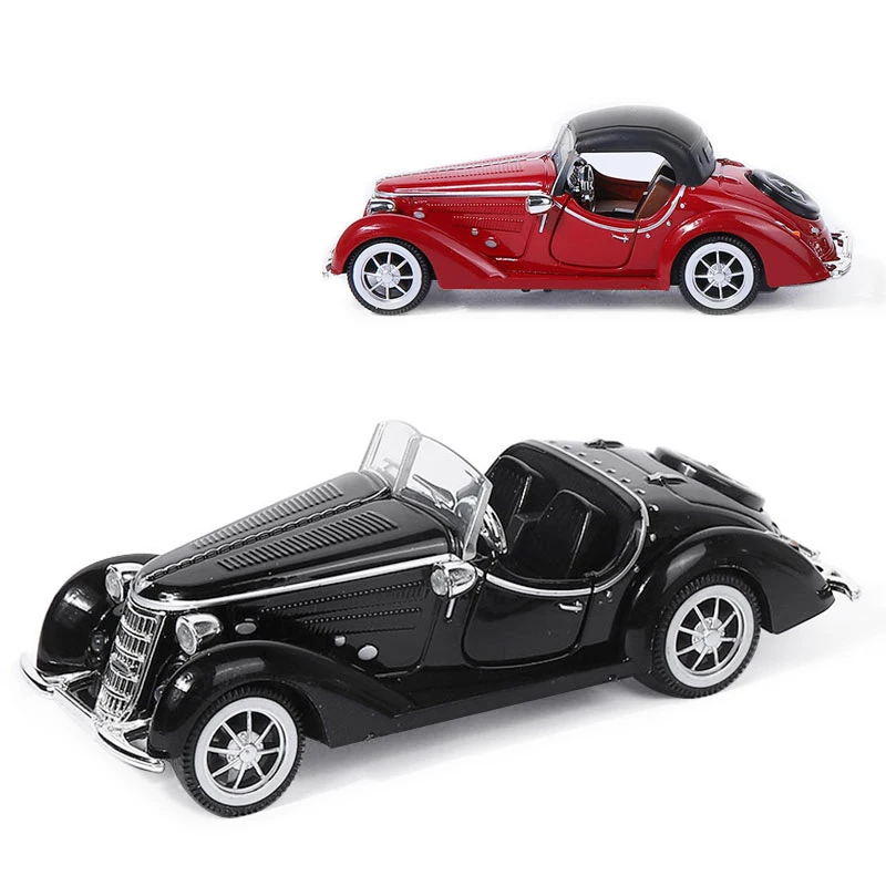 [JUST]1:32 Vehicle Model Super Classic Pull Back Toy Car Education Collection Open Door Car Model Gift Gift Car