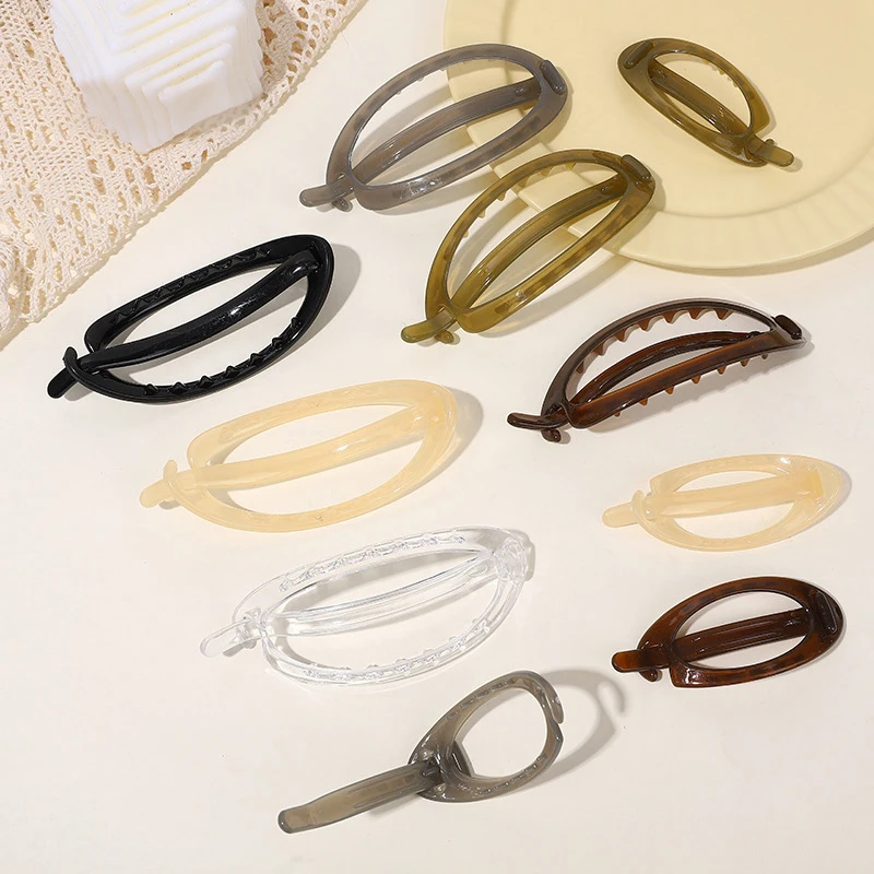 

New Duckbill Clip Hair Hairpin Clip Disk Clamps Makeup Headwear Hair Accessories