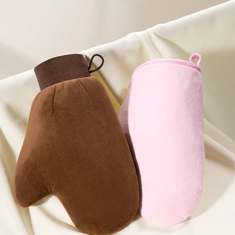 Guante reutilizable para dedo, guante de autobronceador corporal, aplicador, crema, loción, Mousse, limpieza corporal, autobronceador