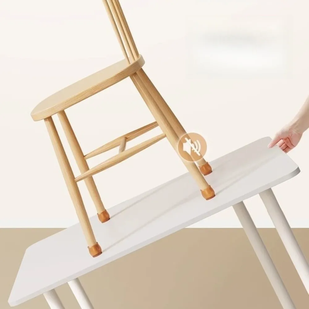 

8pcs/set Non-slip Table Leg Floor Protectors Wear-resistant Thickened Furniture Feet Pad Scratch-proof Silent