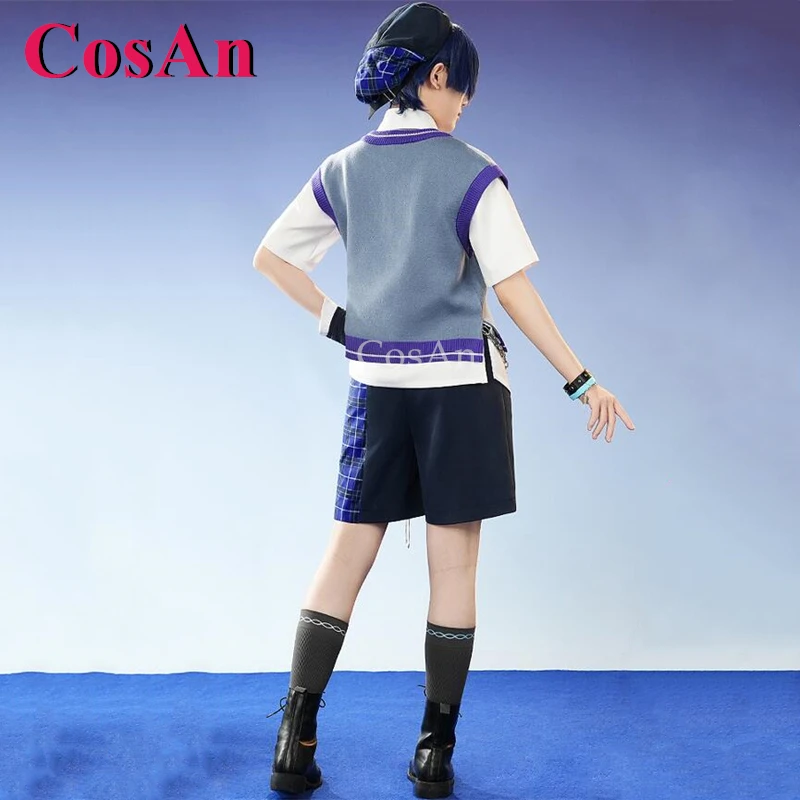 أزياء كوسان جينشين إمباكت واندر/سكاراموش التأثيرية أزياء القهوة المصممة بشكل مشترك ملابس يومية ملابس لعب الأدوار