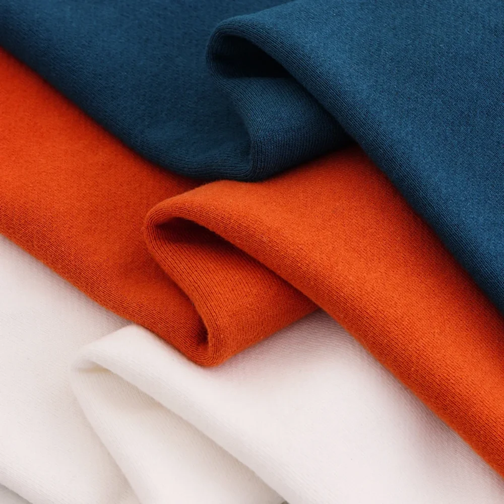 

Thickened Sweater Fabric Autumn Winter Knitting Terry Cloth Warm Sports Jacket Pants Clothing Cloth Per Meters for Sewing Diy