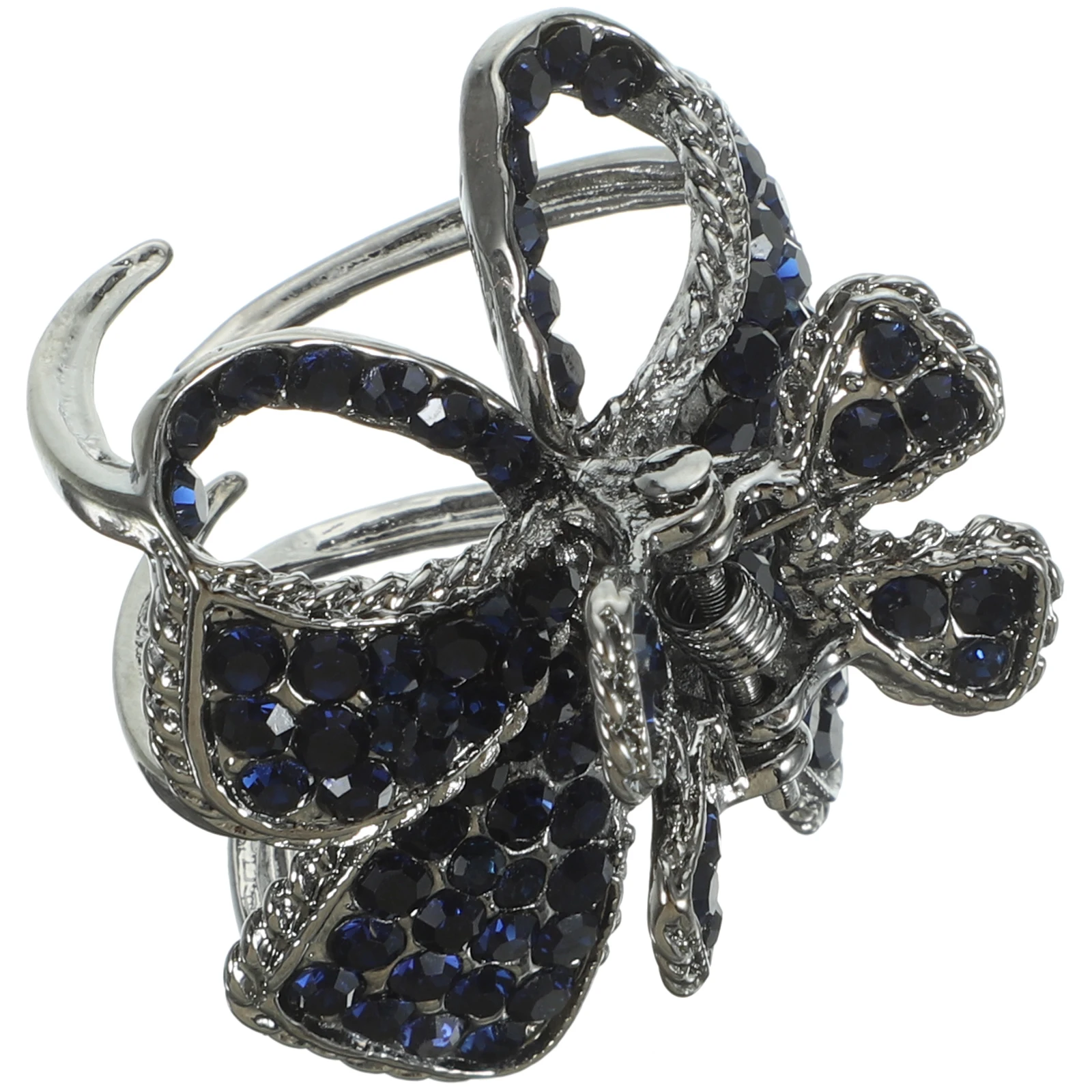 

Retro Rhinestone Hair Claw Clip Elegant Design Comfortable Wear Ponytail Holder Women Accessories High Bun Maker