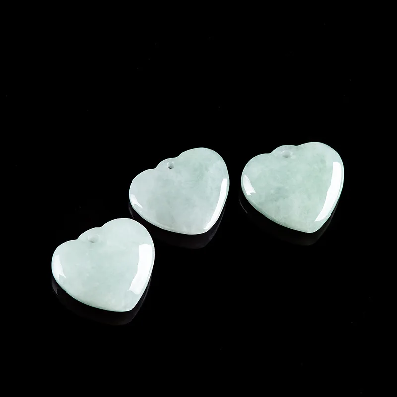 Colgante de jadeíta glutinosa de Jade de grado A Natural para hombres y mujeres, dijes de pareja, regalos de joyería, envío directo