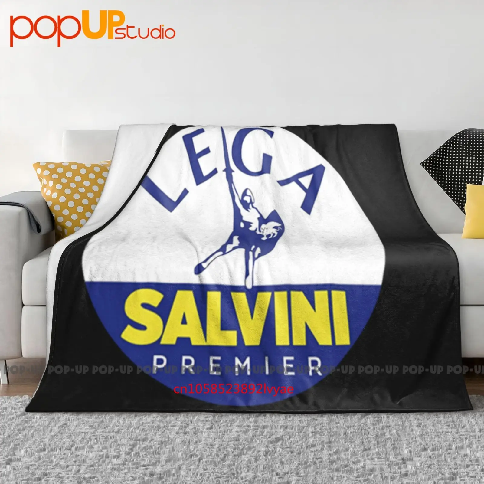 Lega Salvini Premier Logo Italia Manta ultrasuave Edredón Funda de sofá de invierno Fundas de cama