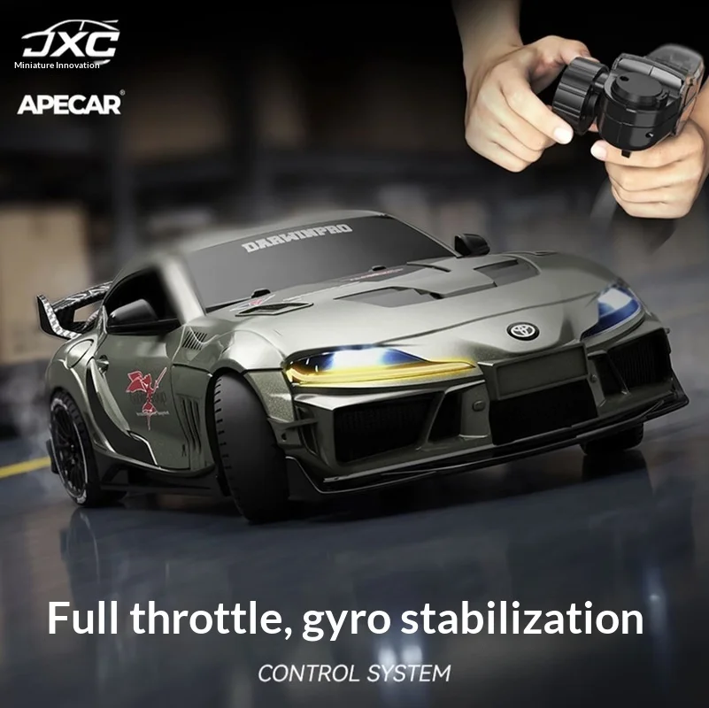 New Hot 1:43 Darwin Valkyrie Remote Control Car Supra Full Proportion Four-Wheel Drive Drift Remote Control Car Car Model Gift