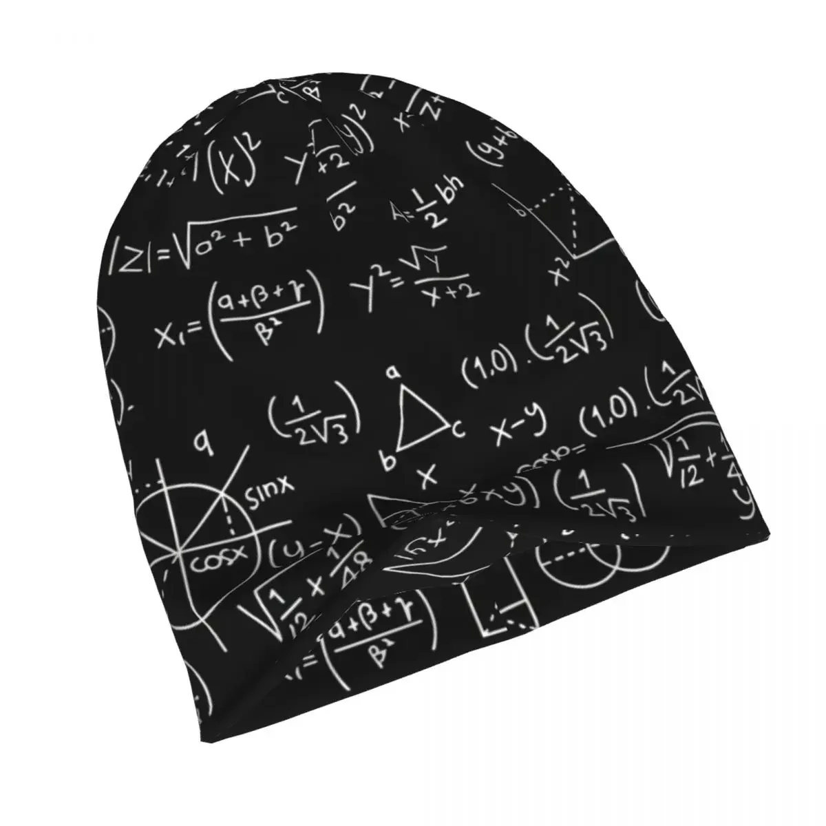 Math Formulas Outdoor Hats Math Formulas Blackboard School Geek Thin Hat Bonnet Hipster Beanies Caps Men Women's Earmuffs