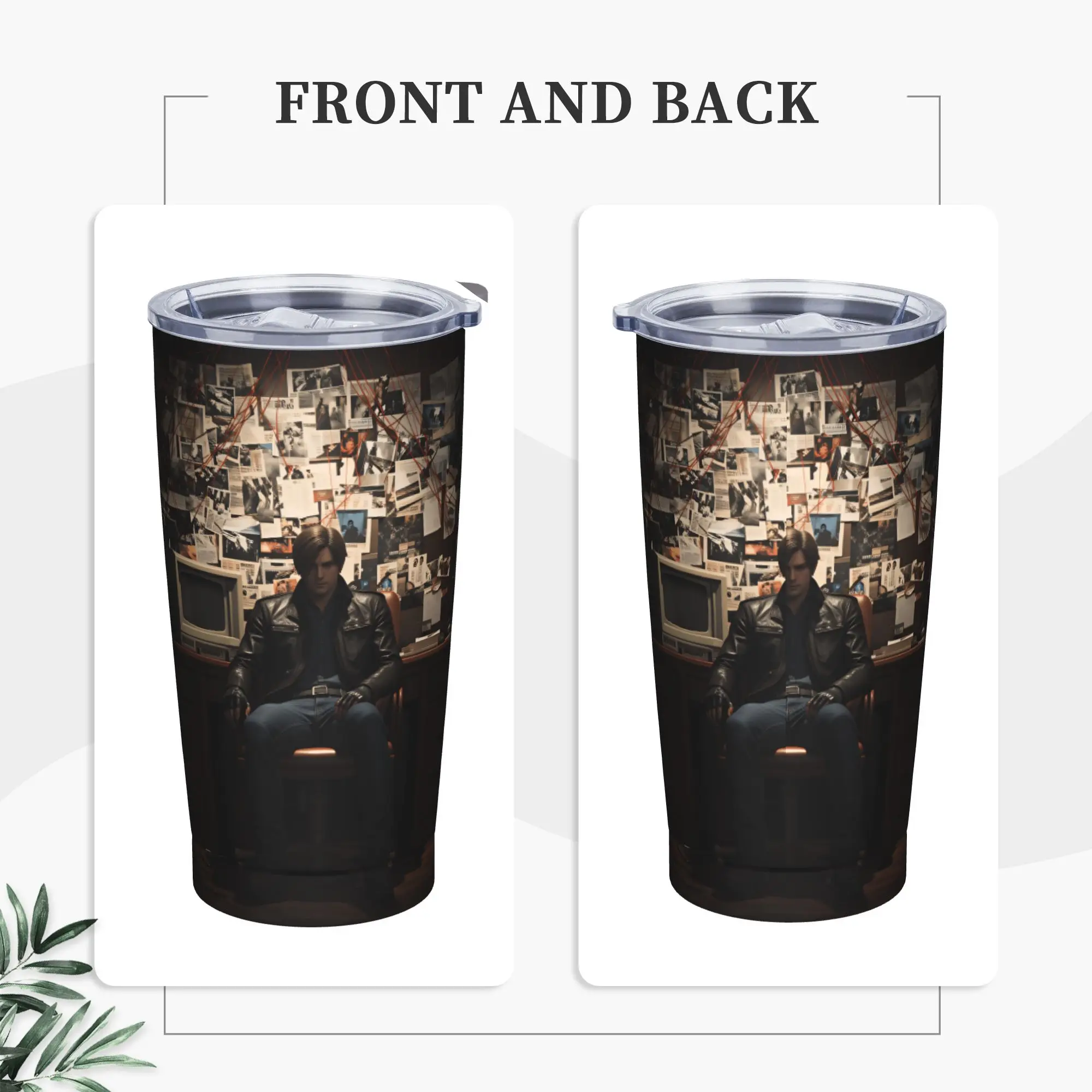 Stainless Steel Tumbler Residents Evils Thermal Mug  Heat Preservation Cold Drink Car Mugs Travel Graphic Water Bottle