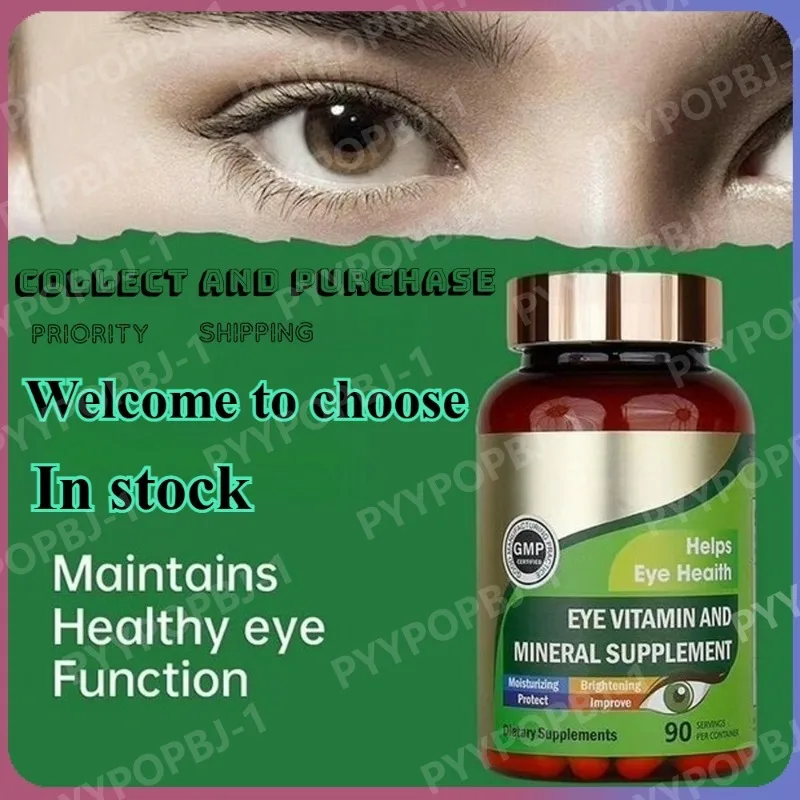 

Lutein Eye Vitamin Capsules with Multivitamin and Minerals Daily Nutrient Support Protect Eyes Health Alleviate Discomfort