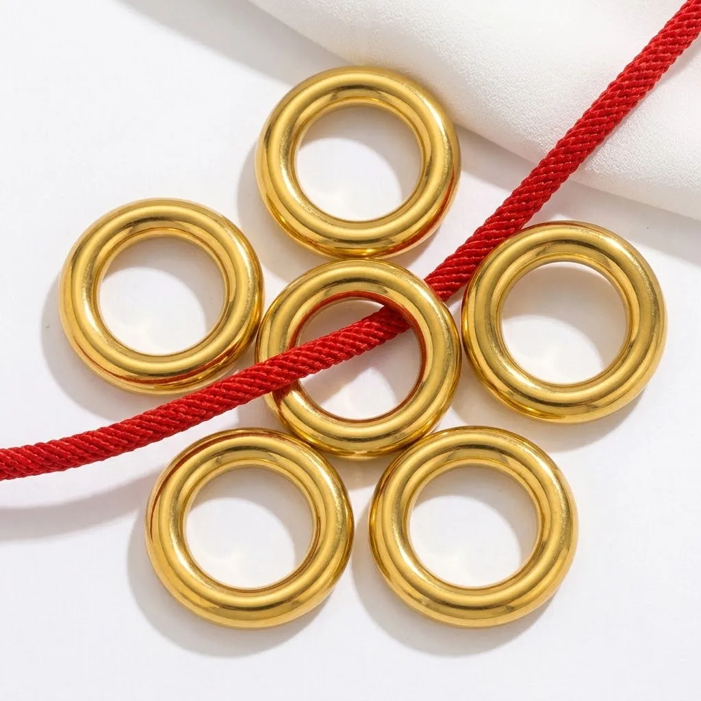 20/50 Stück Edelstahl Nahtlose Geschlossene Verbindungsringe Schlaufen für DIY Armband Schmuckherstellung Materialien Bastelzubehör – Detail 6