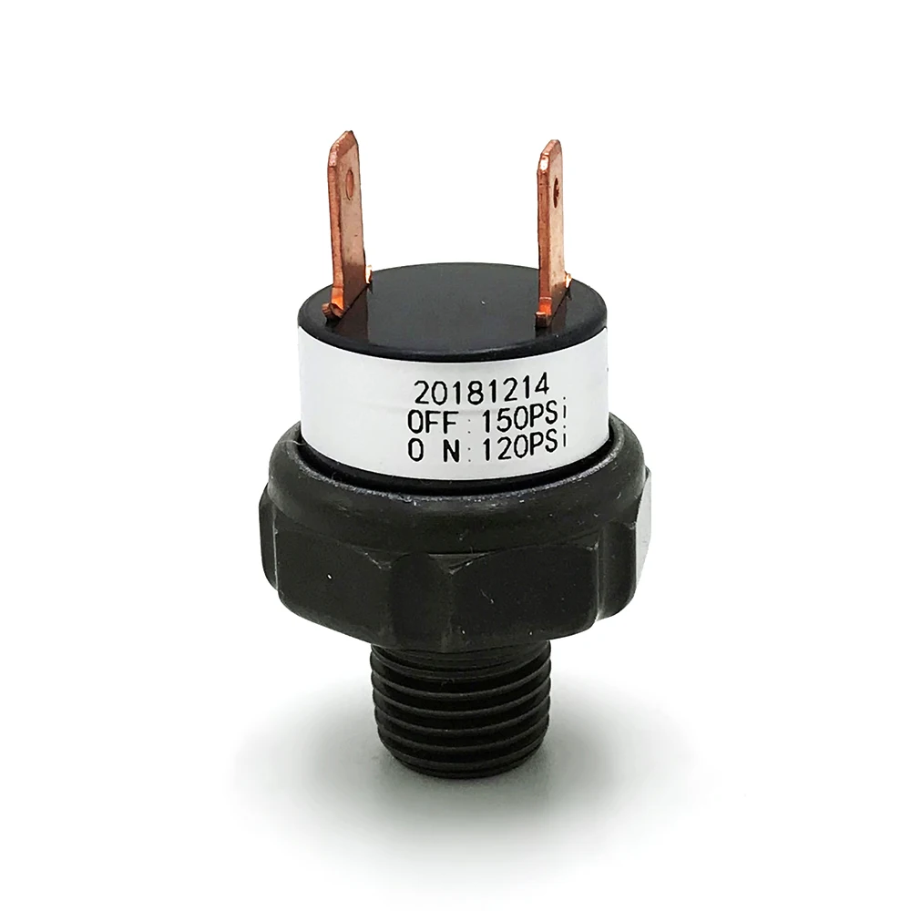 120-150 PSI NPT 1/4 Air Pressure Control Switch Tank Mount Type Air Pressure Switch Pressure Sensor 12V