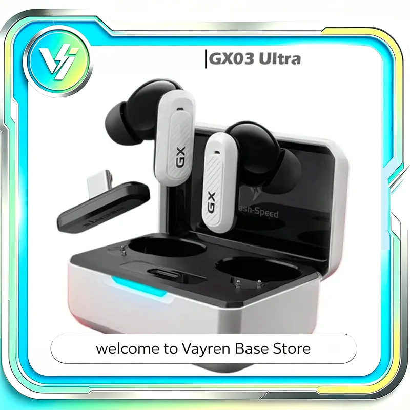 EDIFIER HECATE GX03 Ultra Wireless Gaming Earbuds 2.4G Bluetooth ANC ENC Low Latency TWS for PC Esports Gaming Desktop Setup
