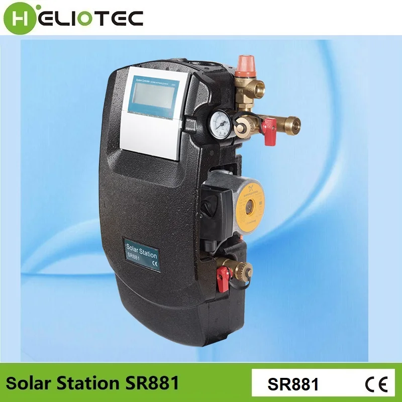 HELIOTEC Solar Working Station SR881 for Split Solar Water Heating System EPP Cover Environmental Material