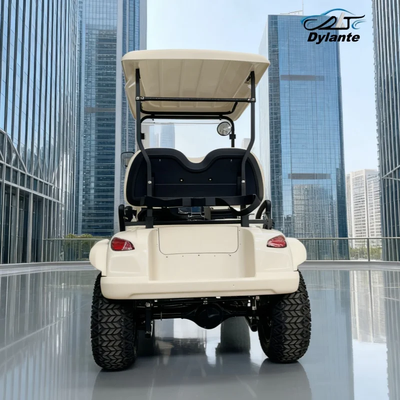 Hot Selling New 2 Seater Safety Electric Golf Cart And Electric Sightseeing Cart Assembled Except For Tires And Roof