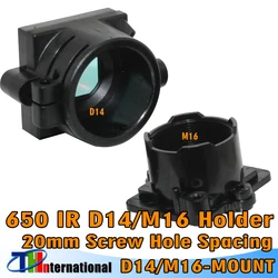 HD 5MP M14/D14/M16 Lens Mount Holder 650 IR Filter for M14 LENS / M16 LENS Security Camera Accessories