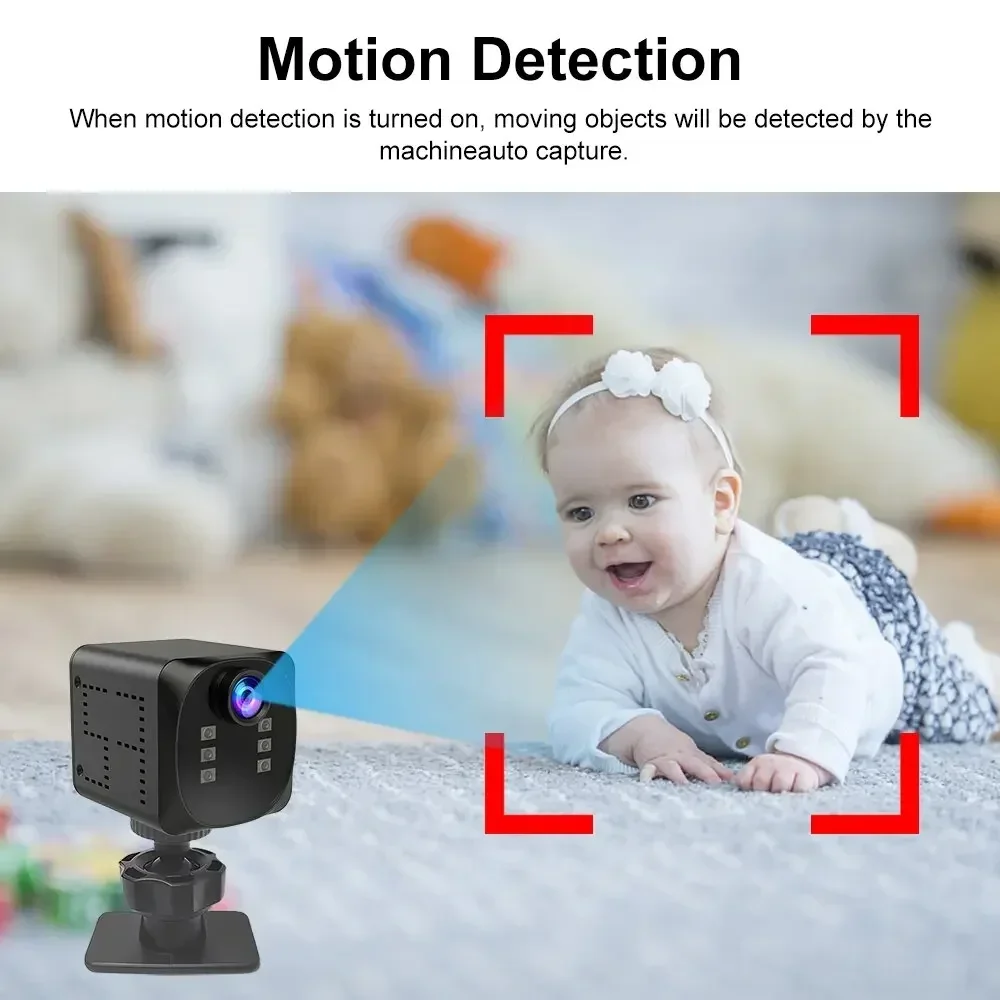 New WD19 HD WiFi Wide Angle Camera, Indoor and Outdoor Security Surveillance, Infrared Night Vision Baby Surveillance