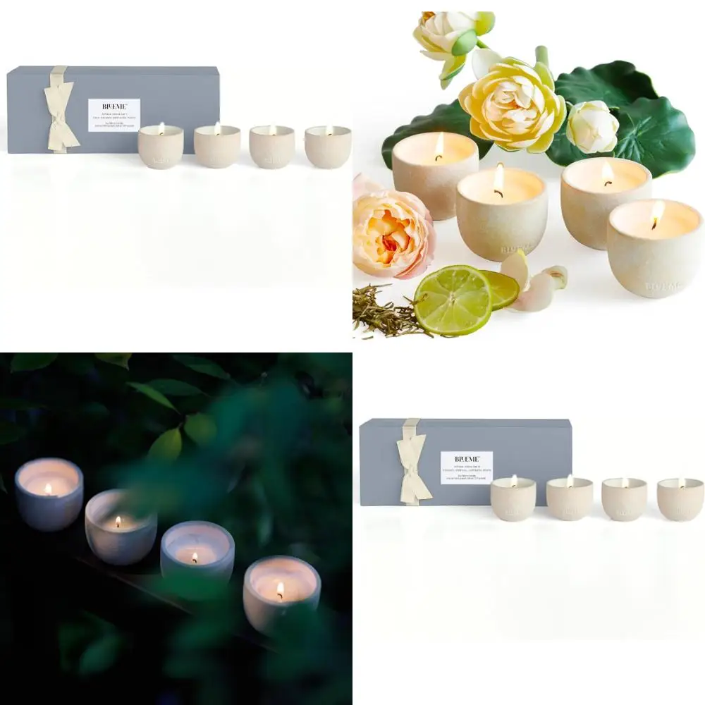 مجموعة العافية: توازن اللوتس الأبيض والشاي، التركيز الأوكالبتوس والليمون، البرغموت والحنين المسك، أوسمانثوس وخشب الصندل الهدوء، العطر #1