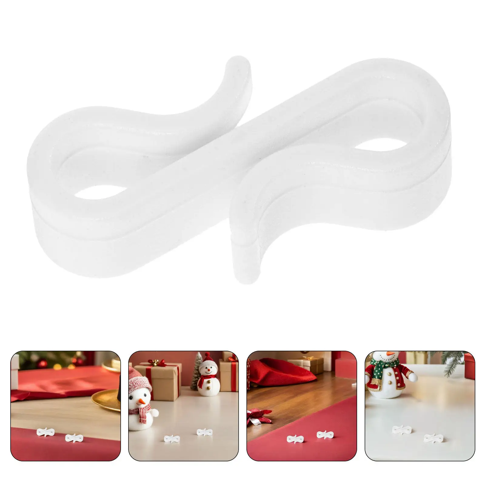 30 Pcs Festival Lights Gutter Clips Christmas Light Clips Hanging Plastic Hanger Hooks Outdoor String Lights Gutter Clips