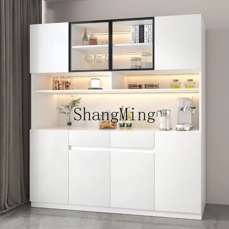 

CL Light Luxury Sideboard Cabinet Integrated Wall-Mounted Modern Living Room Dining Room Home Simple Tea Storage Cabinet