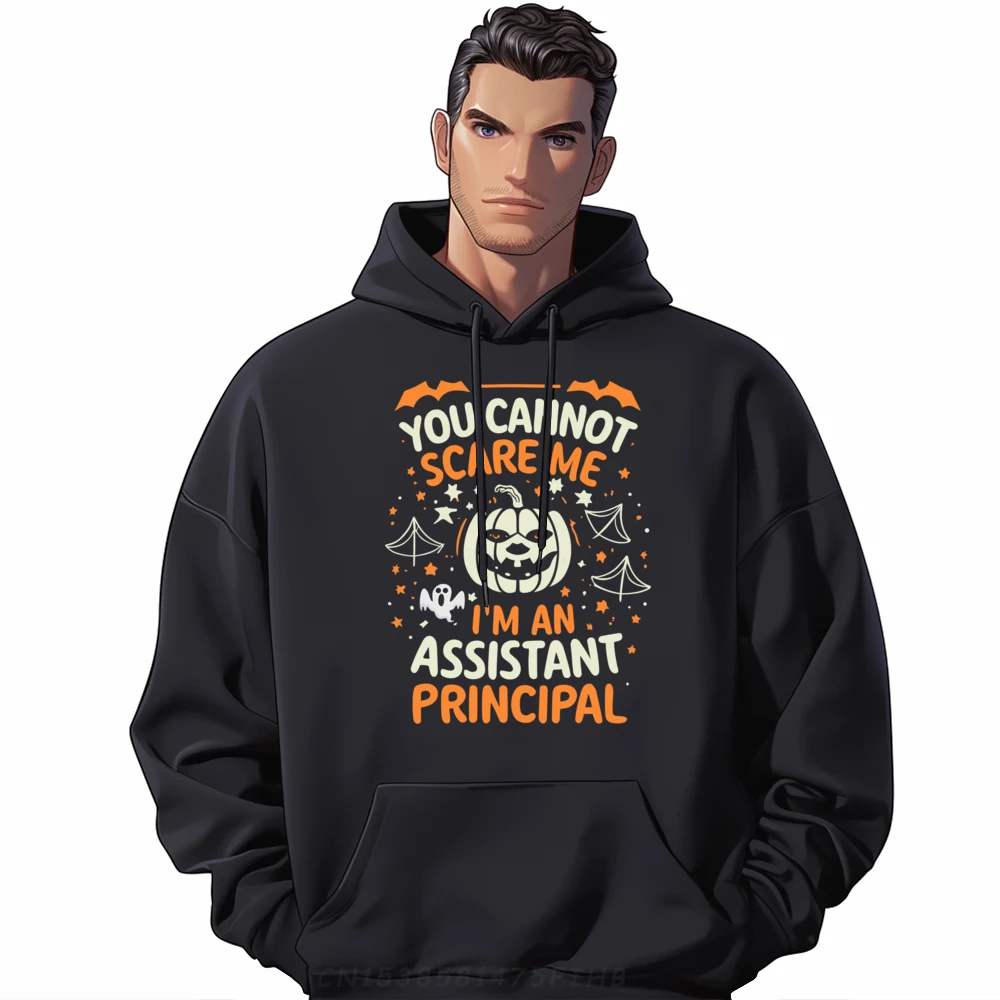 

You Cannot Scare Me I M An Assistant Principal Halloween Green And White Graphic Hoodie Luxury Sweater