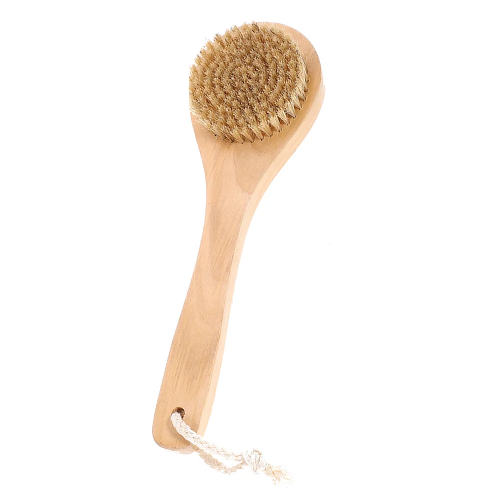 

Method Body Wash Boar Bristle Shower Brush Scrubber Clean Exfoliating Washcloth