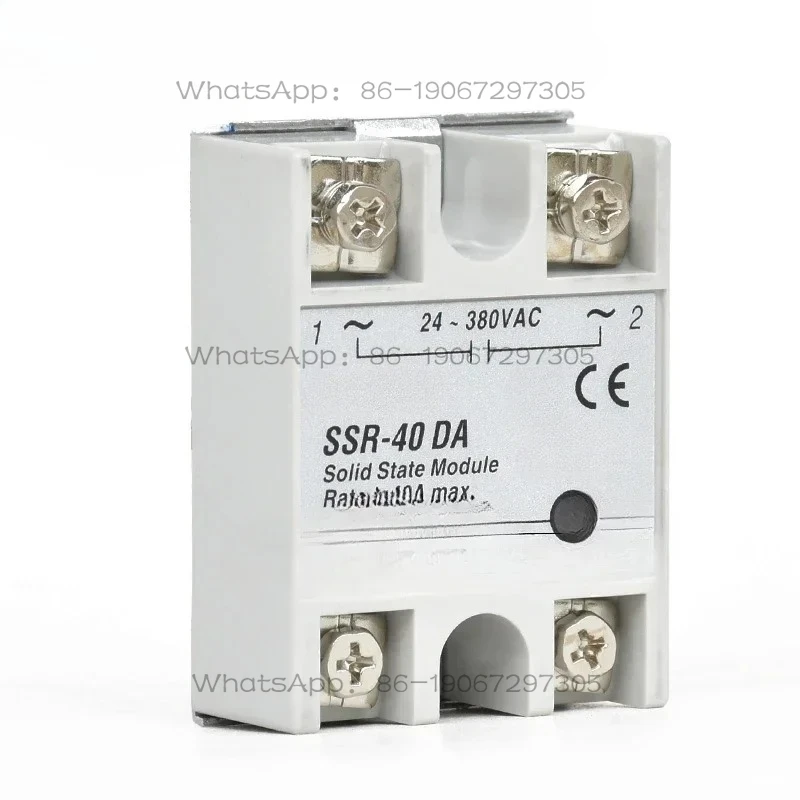 Applicable To SSR-40DA Single Phase Solid State Relay 40A Module Triac