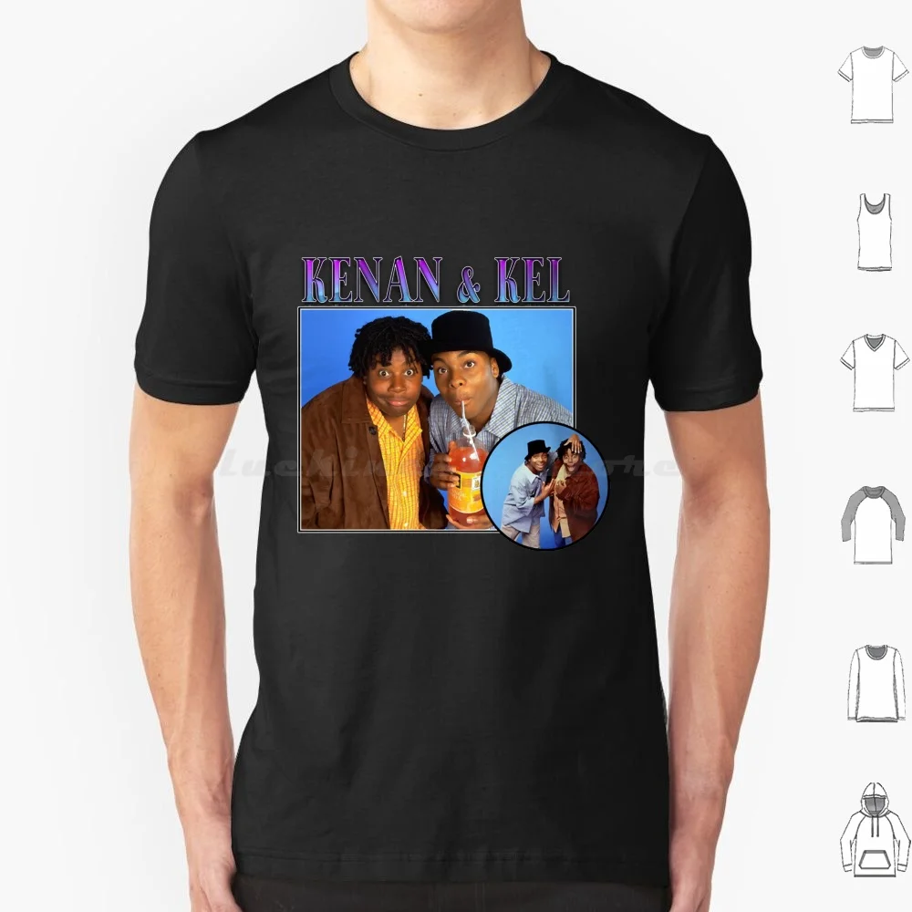 Kenan & Kel Vintage Collage For Fans T Shirt 6xl Cotton Cool Tee Kenan Kel Vintage Collage