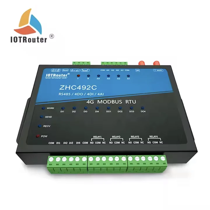 Modem IOTRouter 4G LTE Cat-1 Gateway seriale RS485 per gateway PLC e SCADA RS485 DI AI a 4G