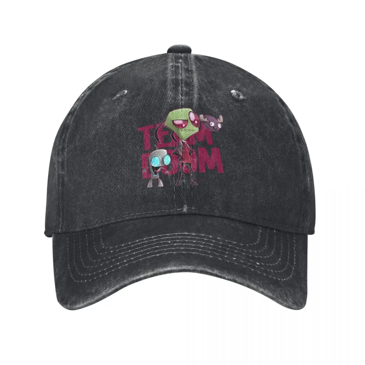 Team Baseball Cap Men Hats Women Visor Protection Snapback Invader Zim Gir Caps