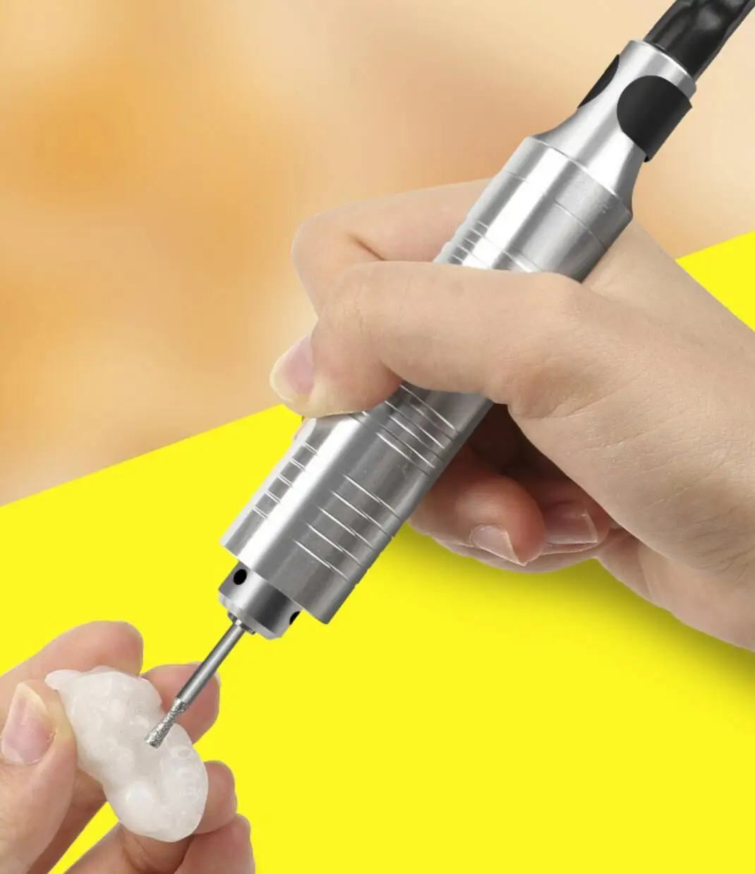 SR طاحونة عمود مرن معلق Flexshaft مطحنة المجوهرات الكهربائية طحن أدوات تلميع ستبليس سرعة حجر الخشب الرملي القلم