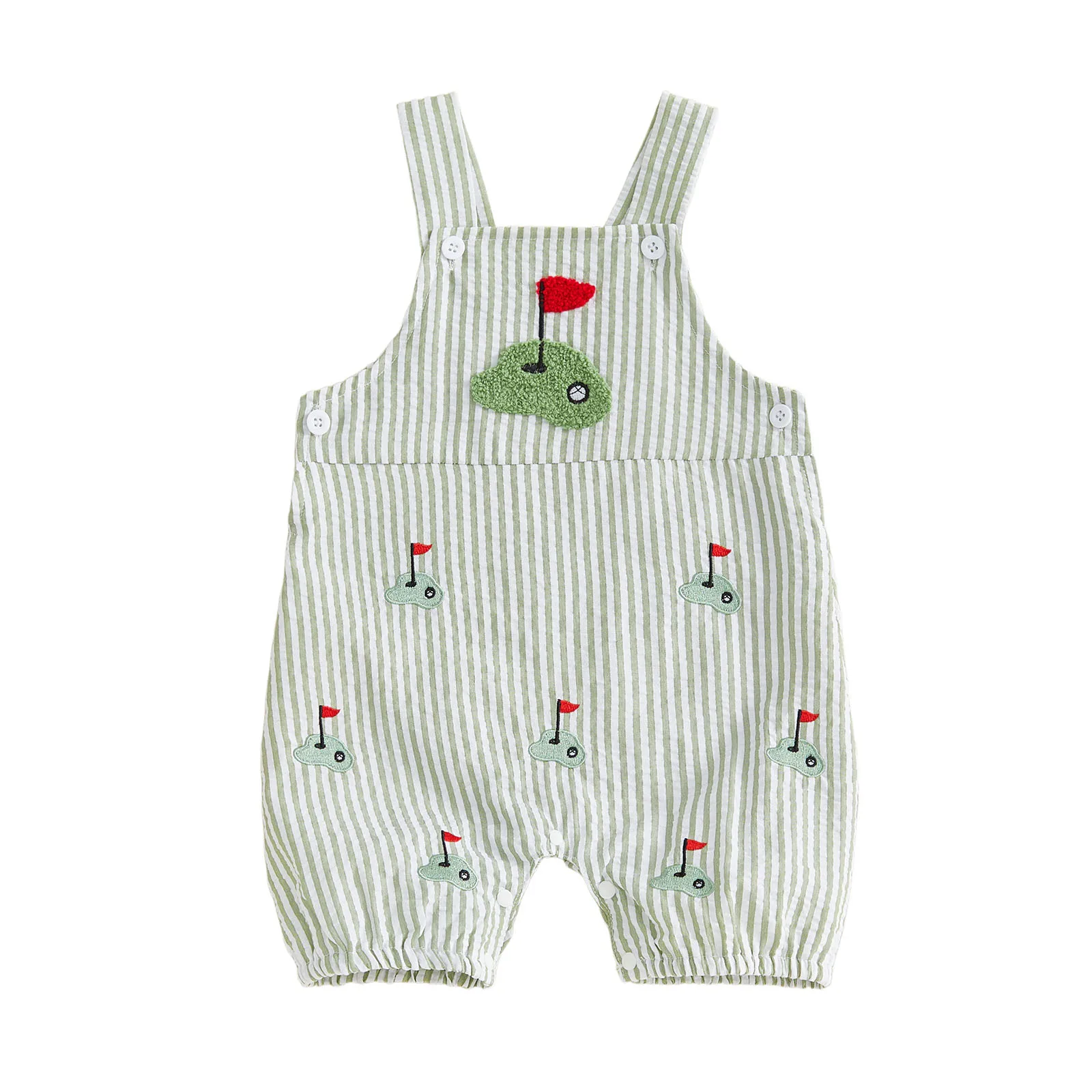 

Детский комбинезон для мальчиков: милый, с вышивкой (гольф, парусник, бейсбол), без рукавов, с квадратным вырезом, в полоску