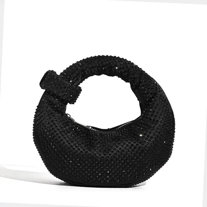 

2025 New Style Bag - Business Casual High Appearance Quality DIY Export Fashionable Full-Diamond Portable Evening Party Bag Hand