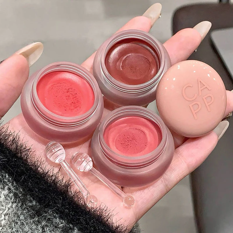 New Small Round Jar Lip Mud Matte Moisturize Not Easy To Stick Cup Lasting Waterproof For Students Are Cheap Lip Cosmetics