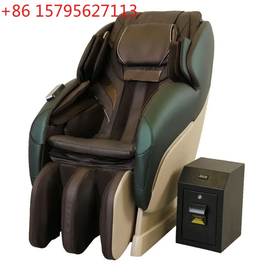 

Electric SL guide rail full body multi-function luxury fully automatic commercial space capsule massage chair with cash box
