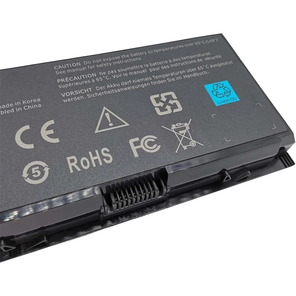 Imagem -03 - Bateria do Portátil para Dell Precision M4800 M6800 Fv993 M4600 M4700 M6700 M6600 Series Fj4w Kj321 Pg6rc V7m28 R7pnd Novo