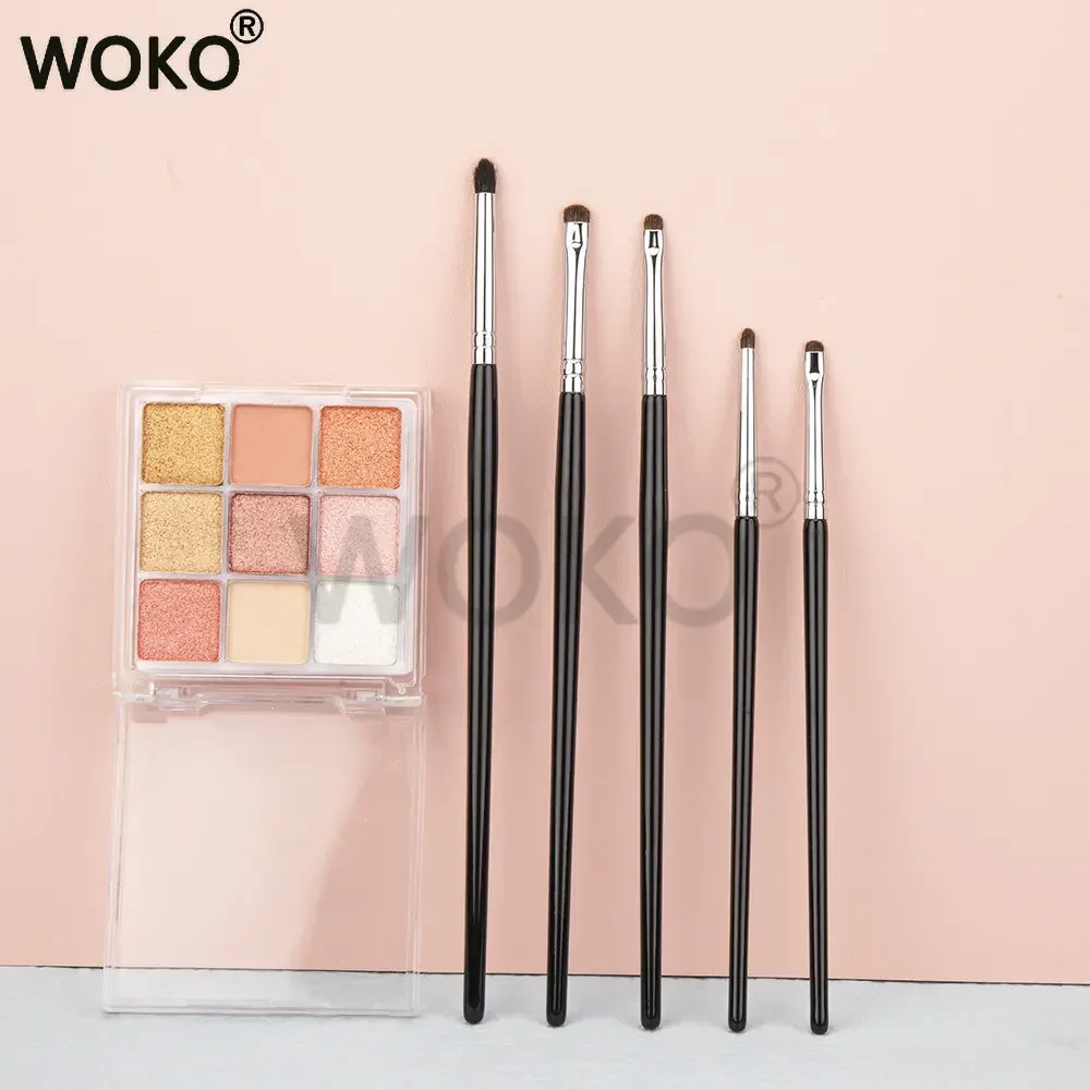 Small Smoky Liner Makeup Brushes Eyeliner Smudge Brush Precision Smudge Makeup Brush Horse Hair Eyeshadow Smudge Brush