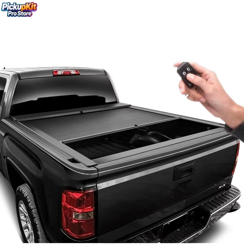 

High-Quality Aluminum Electric Retractable Roller Tonneau Cover for Hilux – Lockable, No-Drill