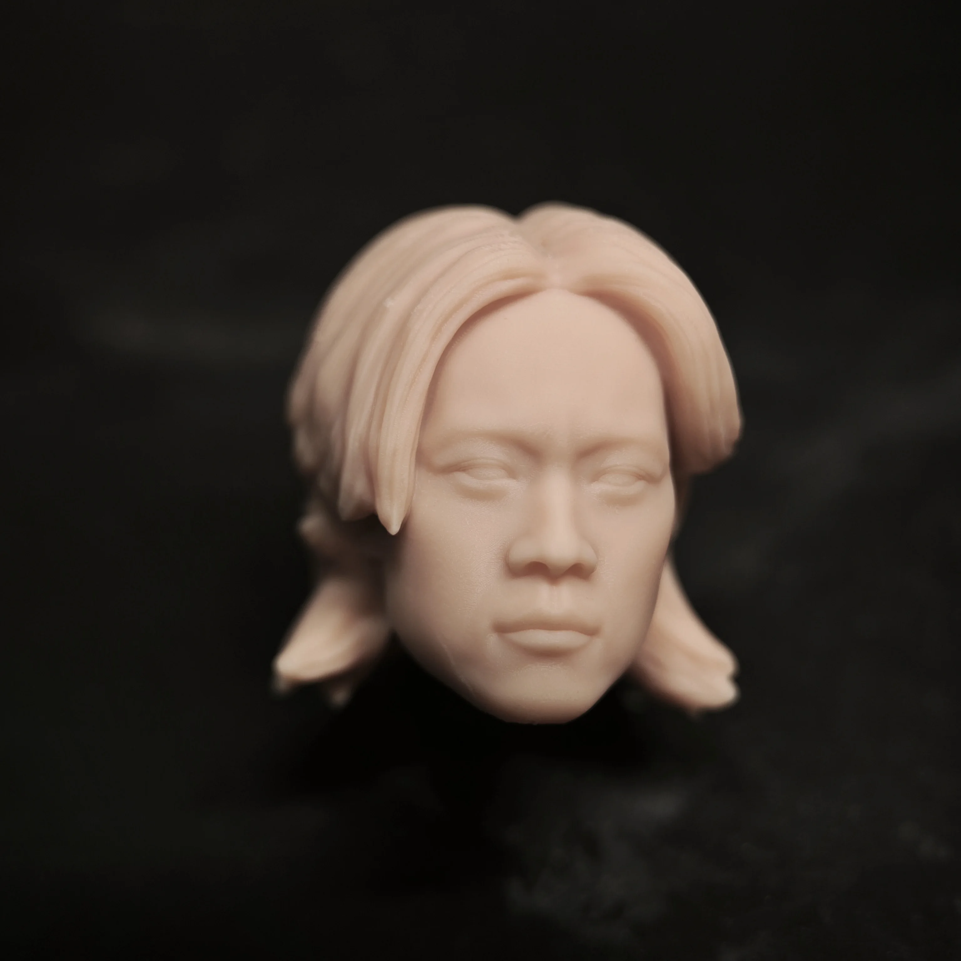 HL1649 DIY Customized 1/18 1/12 1/10 Scale Unpainted Head Sculpt for 3.75